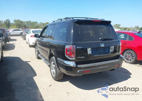 2007 Honda Pilot Ex-L из США, поврежденный, VIN 2HKYF18507H532434
